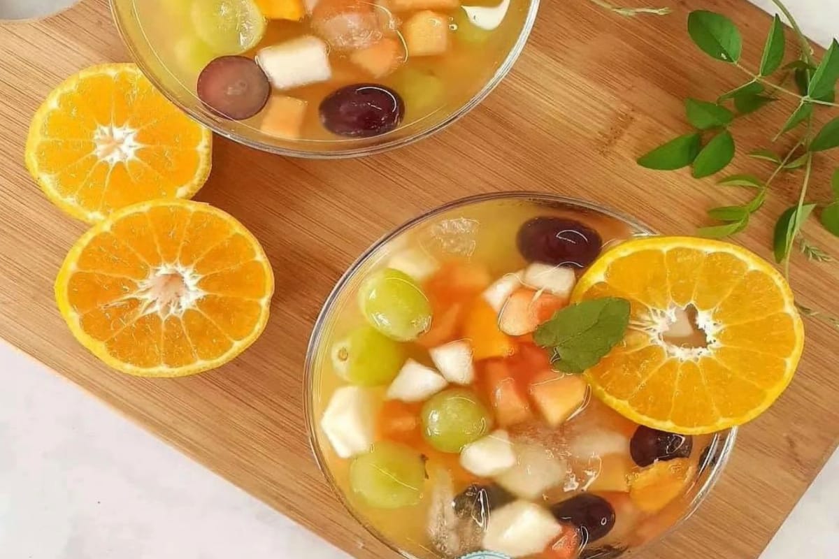 Menyegarkan, Resep Es Buah Kuah Jeruk